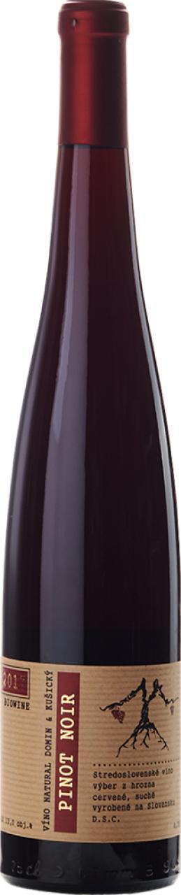 Pinot  Noir	2017	výber z hrozna, suché, DIO	Domín - Kušický