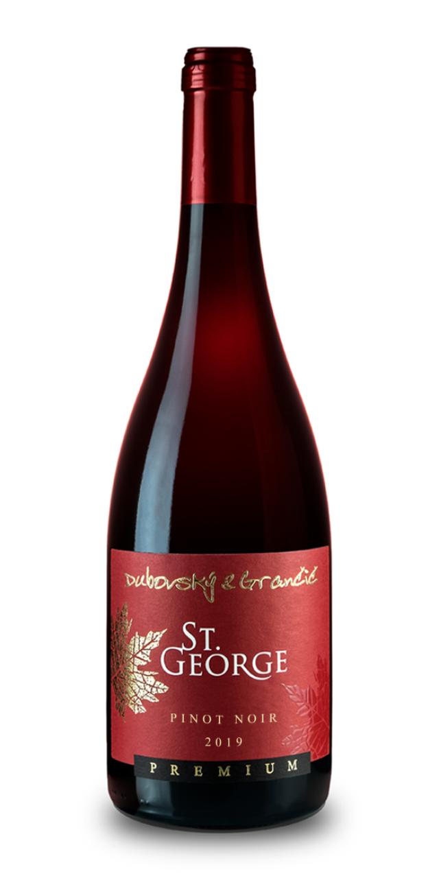 Pinot Noir ST. George 2019 výber z hrozna, suché	Dubovský - Grančič